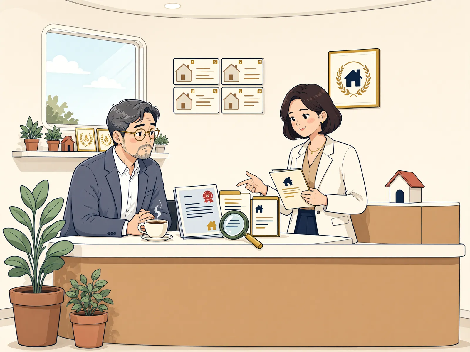 「개인회생 중 이미 진행 중인 채권 소송, 어떻게 이어갈까」 상황을 그린 삽화