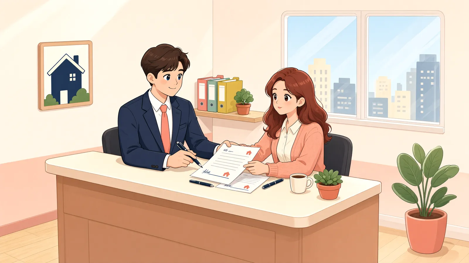 「경계 밖 21㎡, 매수 제의가 시효를 포기한 뜻일까」 상황을 그린 삽화