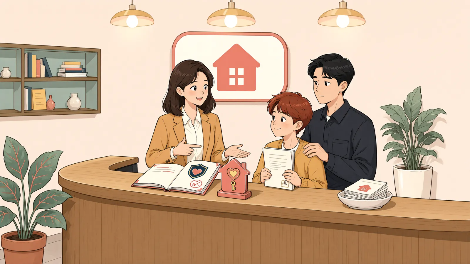 「전대차 뒤에도 이어지는 우선변제권」 상황을 그린 삽화