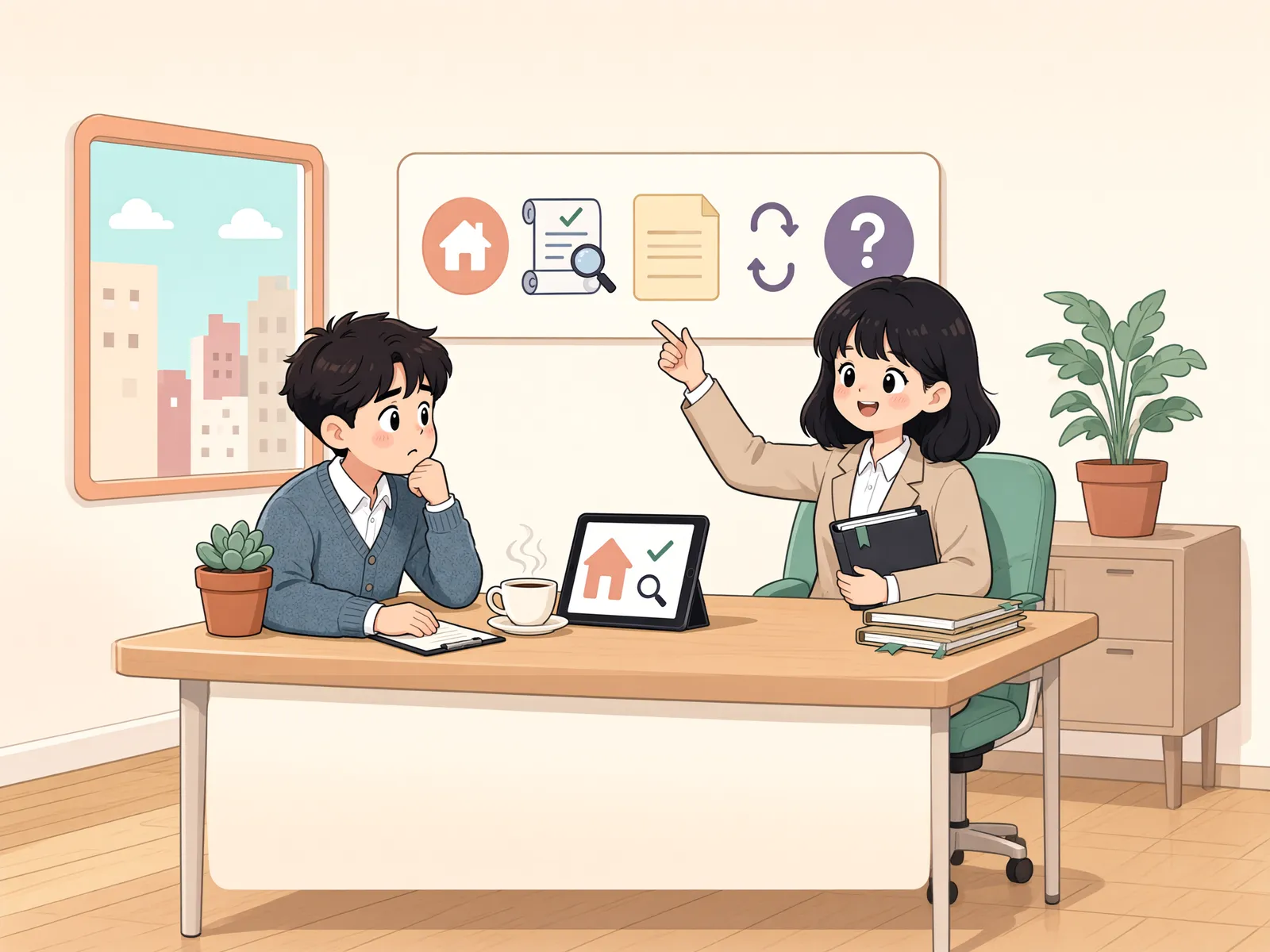 「판결을 받아도 돈을 못 받았다면, 채무불이행자명부 등재를 검토할 수 있습니다」 상황을 그린 삽화