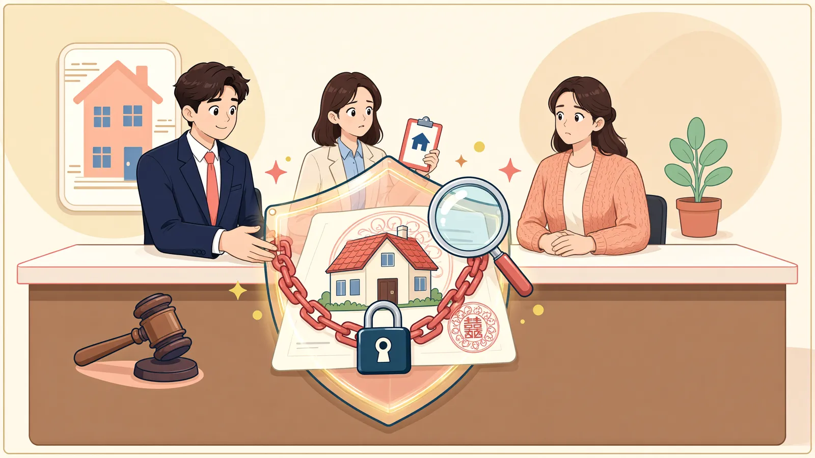 「주식을 샀다고 회사 건물도 막을 수 있을까」 상황을 그린 삽화