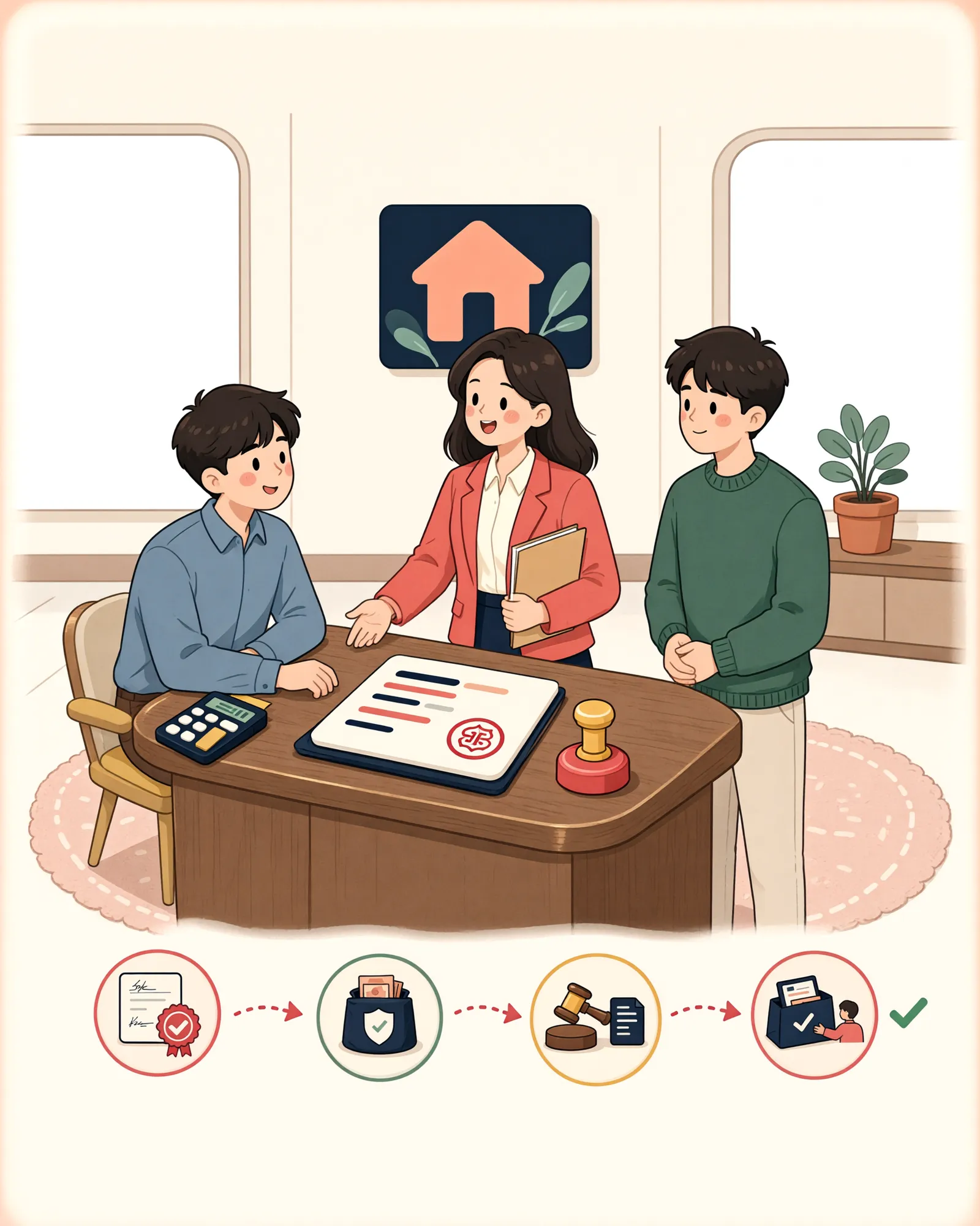 「가압류는 풀렸는데, 해방공탁금은 받을 수 있을까?」 상황을 그린 삽화
