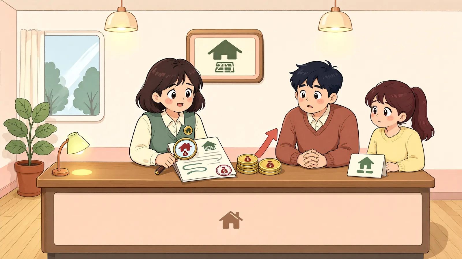 「압류등기 뒤 올린 보증금, 경락인에게도 통할까」 상황을 그린 삽화