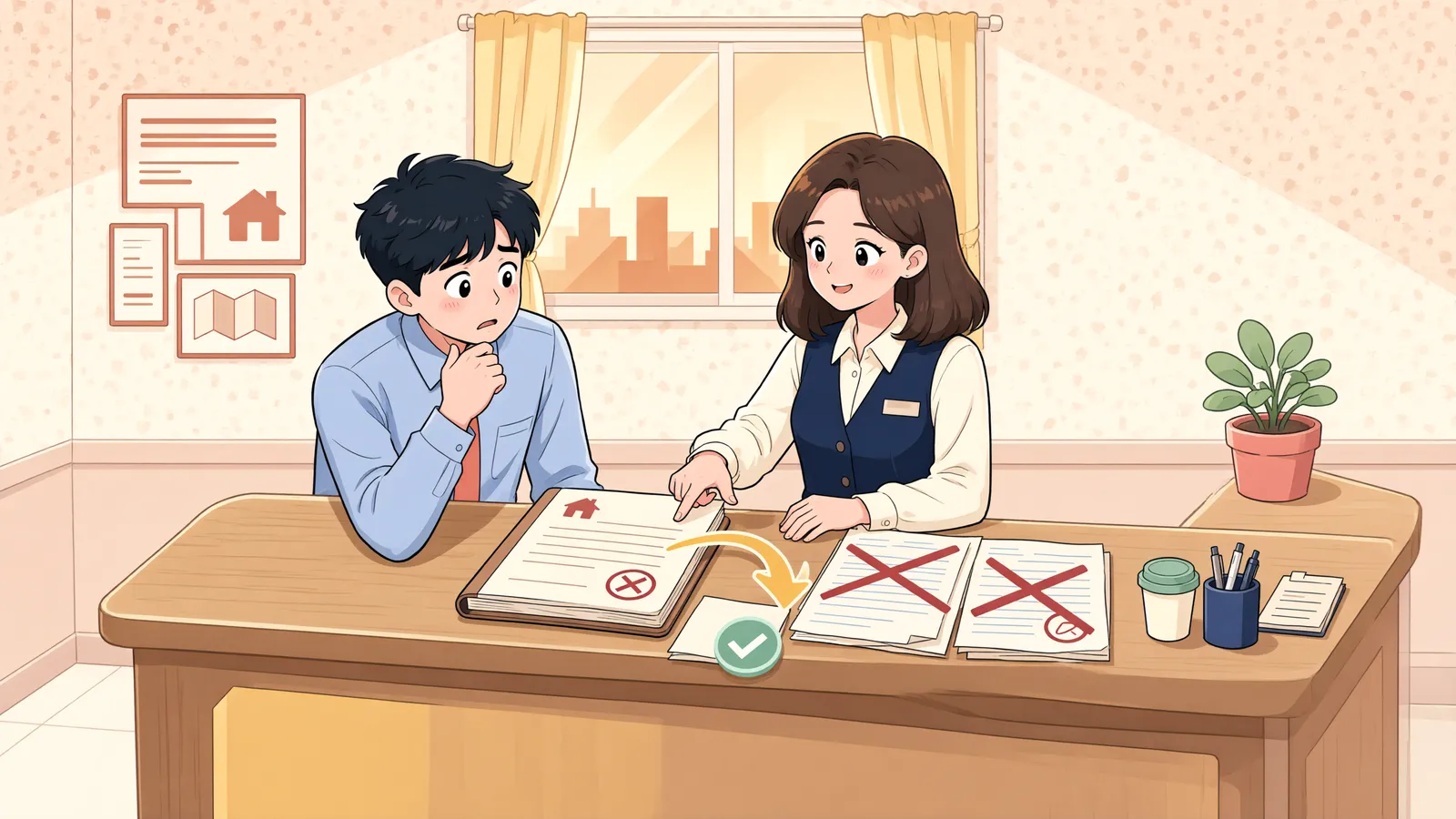 「잘못 지운 가등기, 다시 살릴 수 있을까」 상황을 그린 삽화