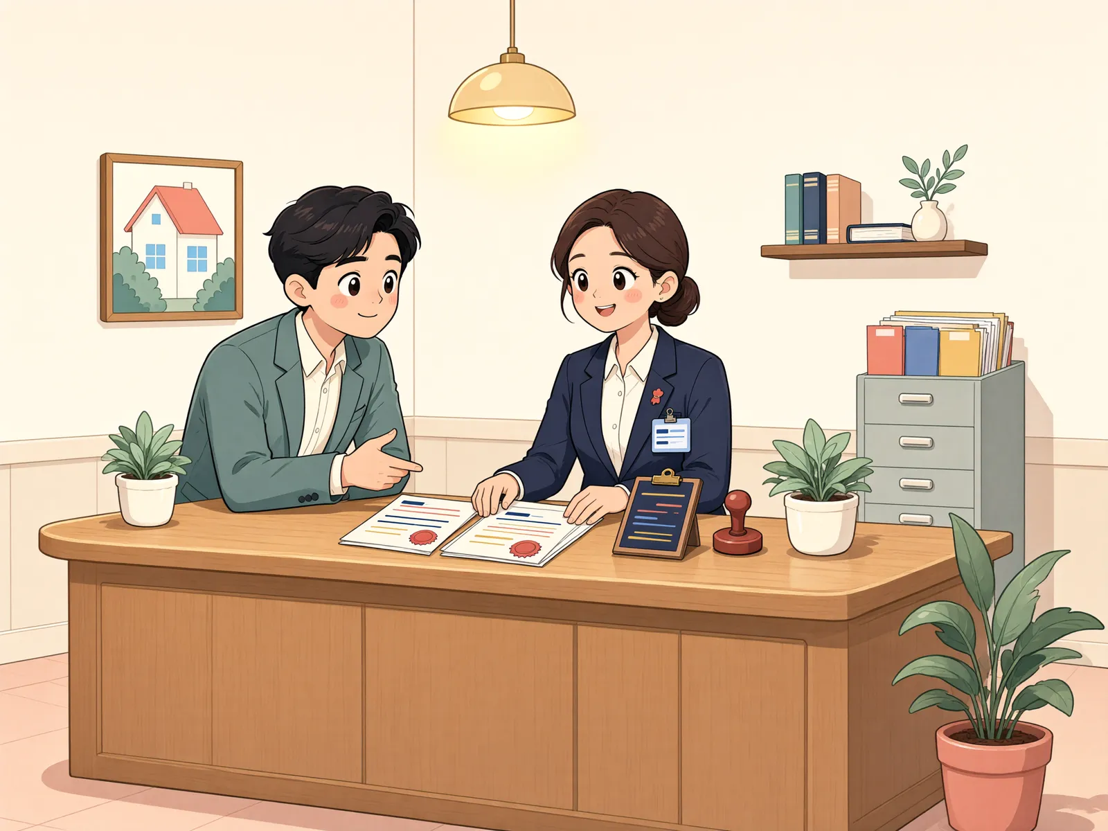 「공탁관의 불수리 처분, 언제까지 다툴 수 있을까」 상황을 그린 삽화
