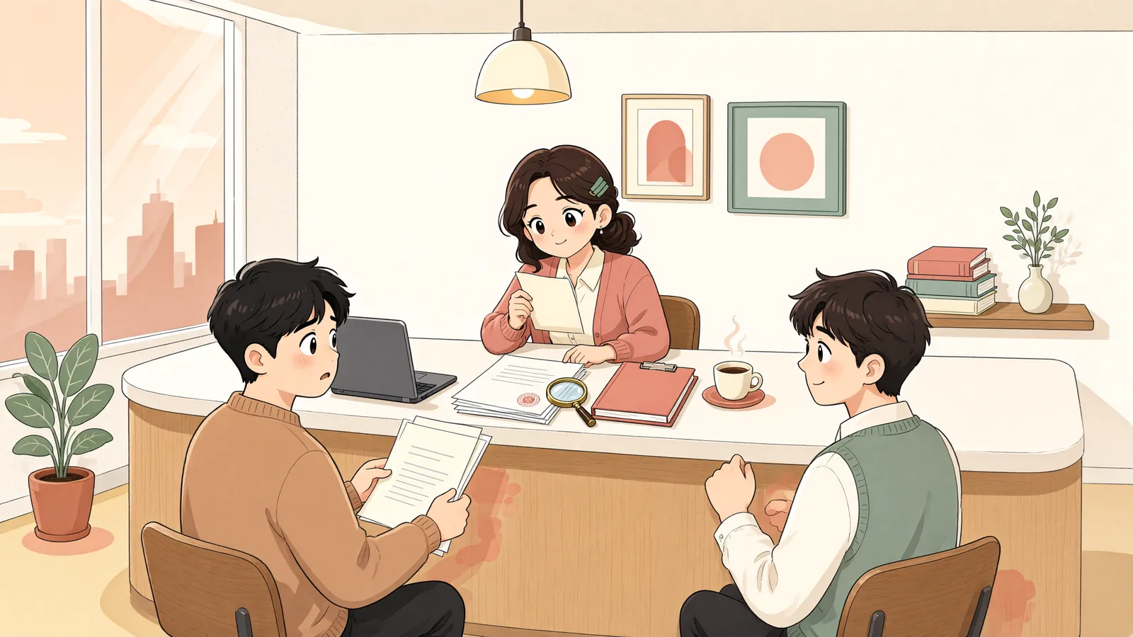 「공매 매각결정 뒤 세금을 갚았다면, 취소할 수 있을까?」 상황을 그린 삽화