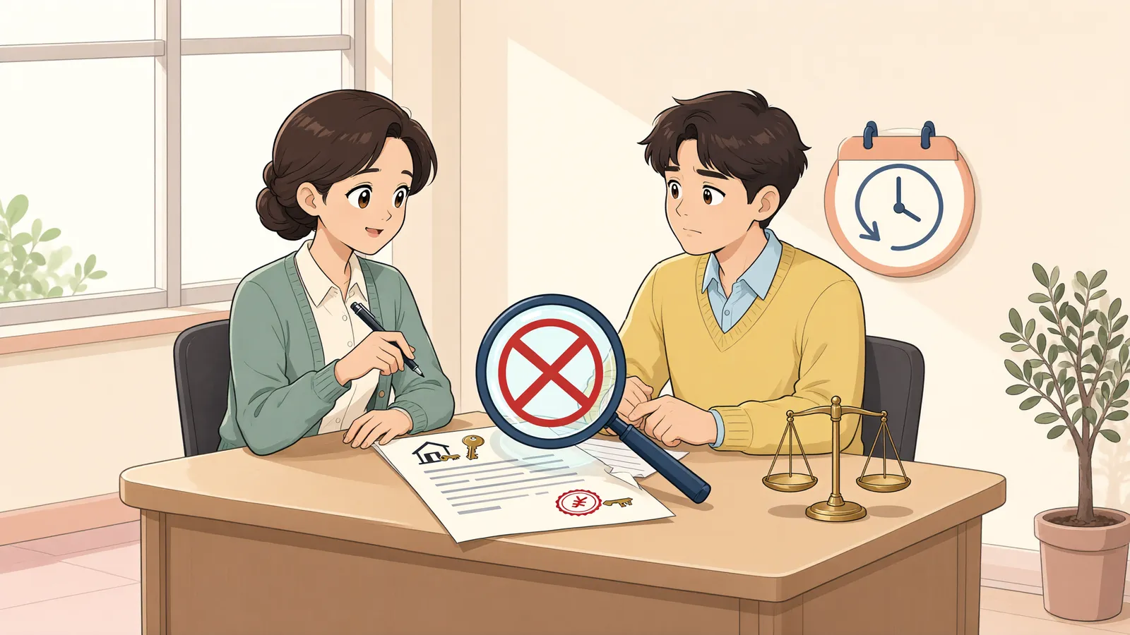 「무효인 세금, 뒤늦게 알았어도 5년은 납부일부터」 상황을 그린 삽화