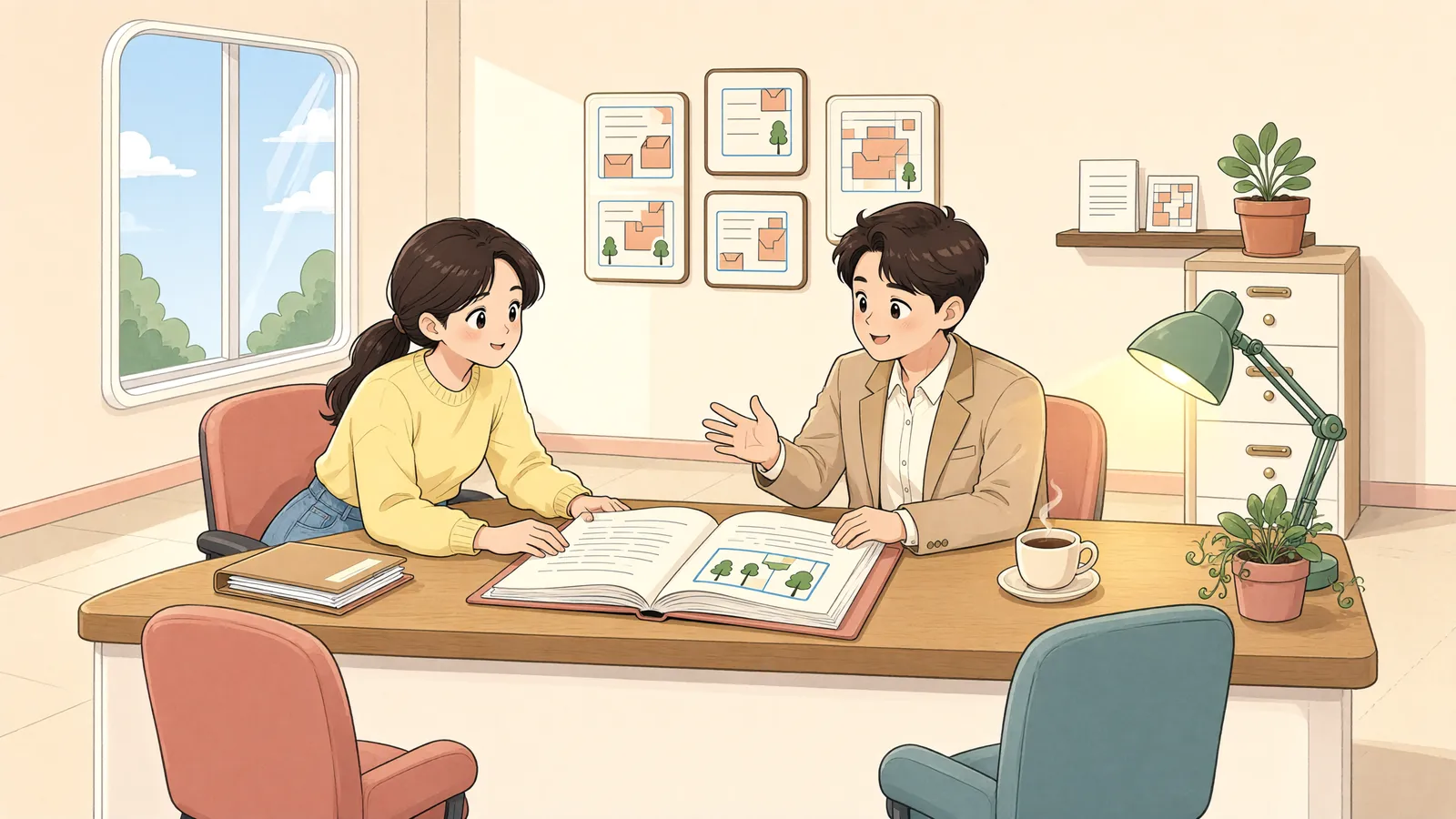 「땅에 붙어 있어도 따로 집행할 수 있을까」 상황을 그린 삽화