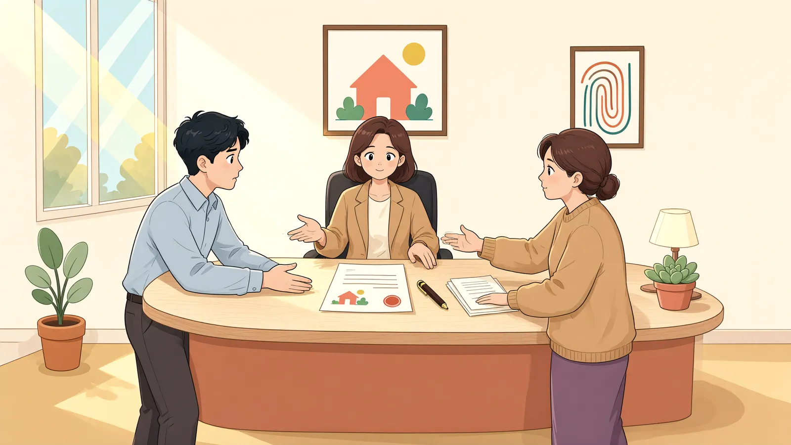「소송을 취하했어도 진짜 소유자에게는 다시 청구할 수 있을까」 상황을 그린 삽화