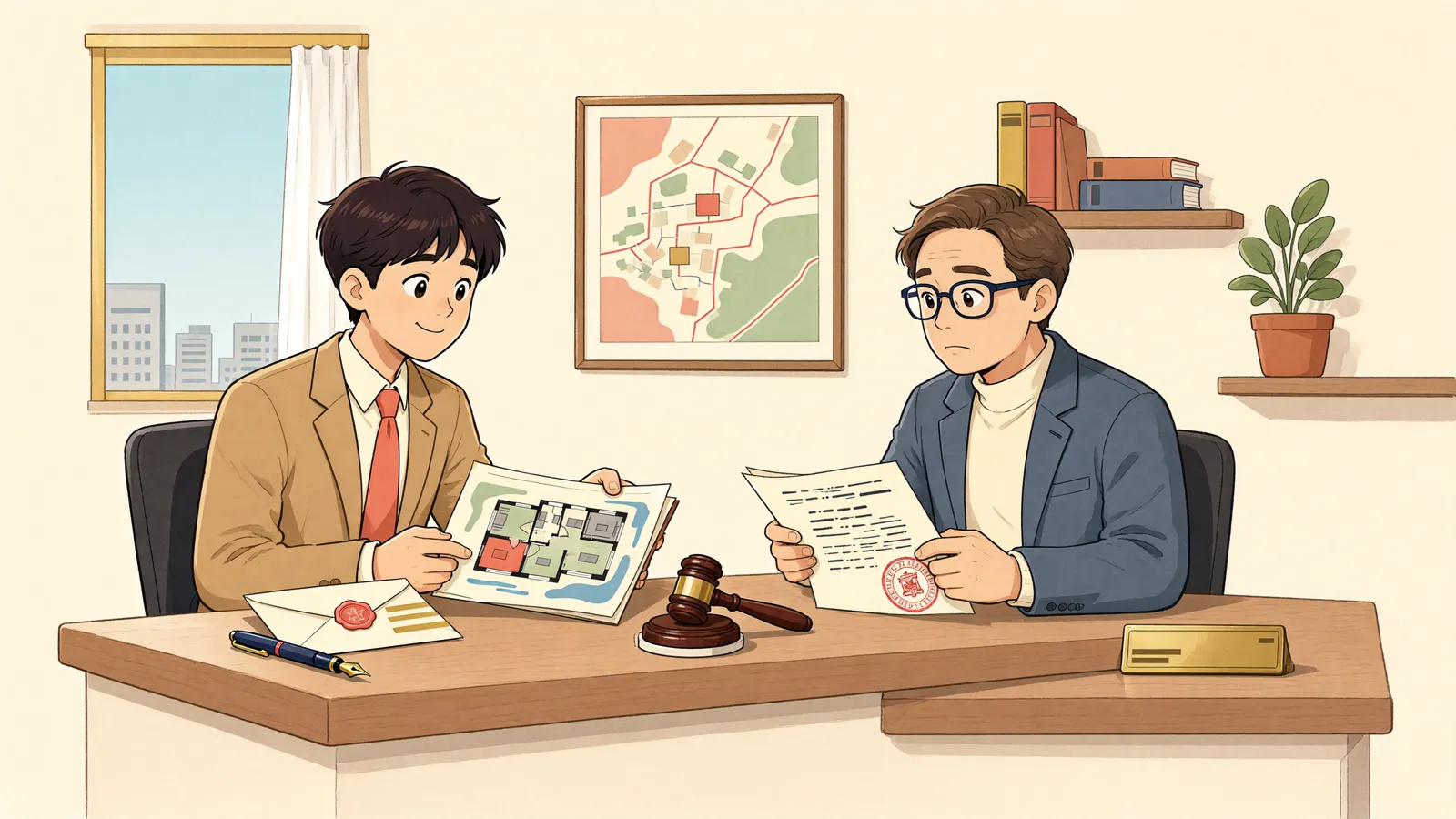 「확정된 지급명령도 채권을 넘기면 달라집니다」 상황을 그린 삽화