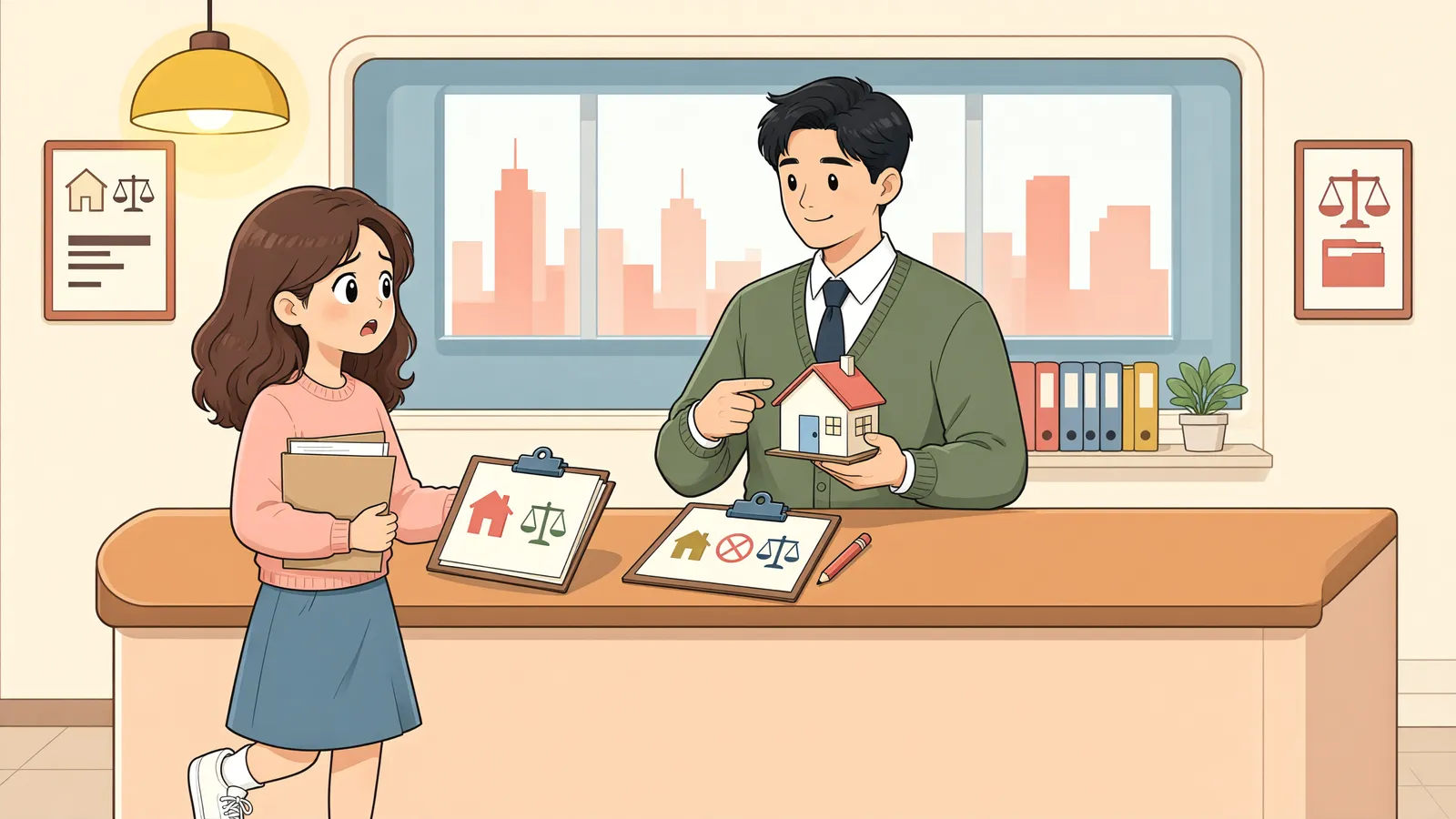 「한정승인 뒤 상속재산으로 빚을 갚기 어렵다면」 상황을 그린 삽화