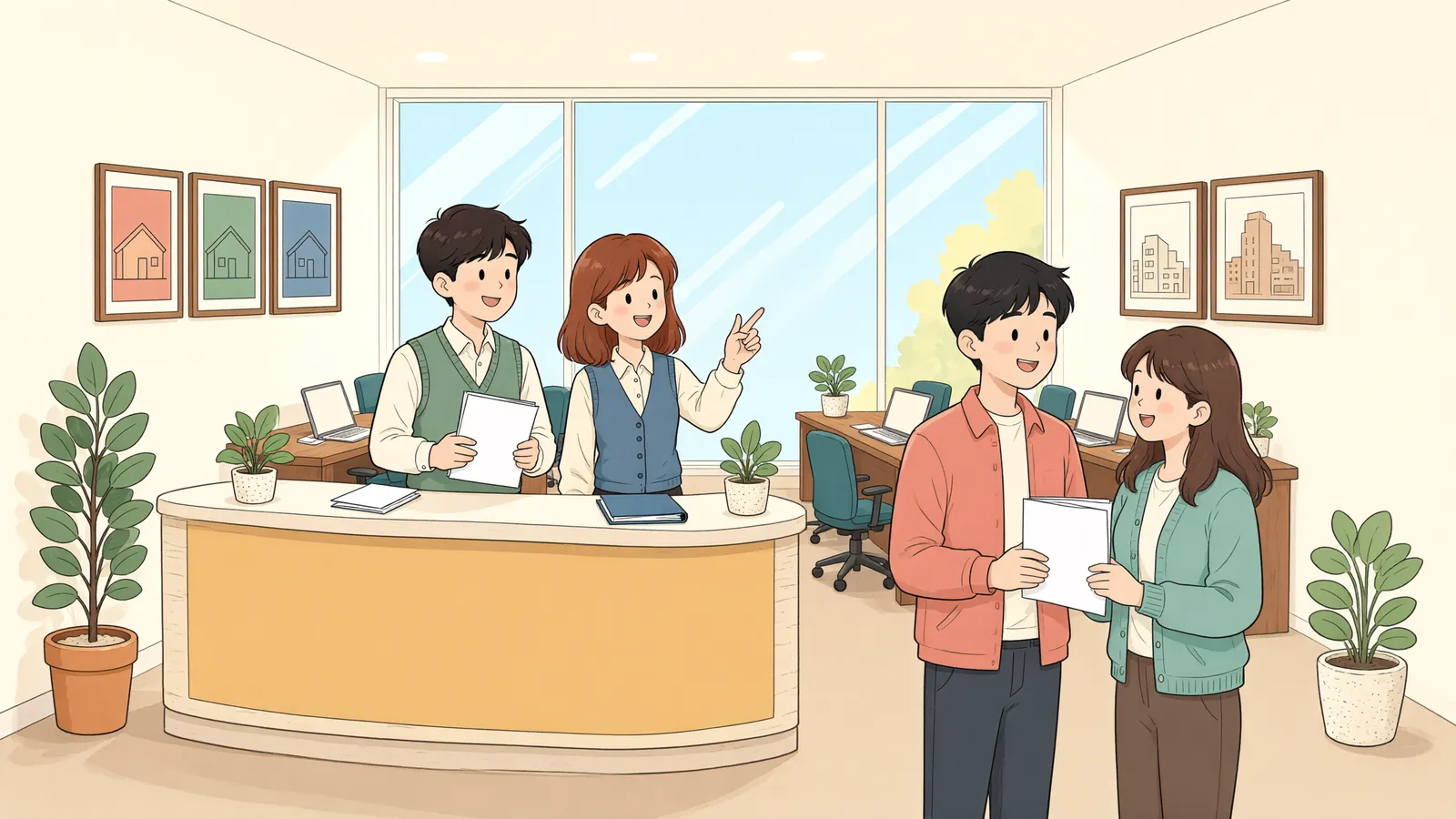「청구액은 기준 안인데, 소액사건으로 바뀔까요?」 상황을 그린 삽화
