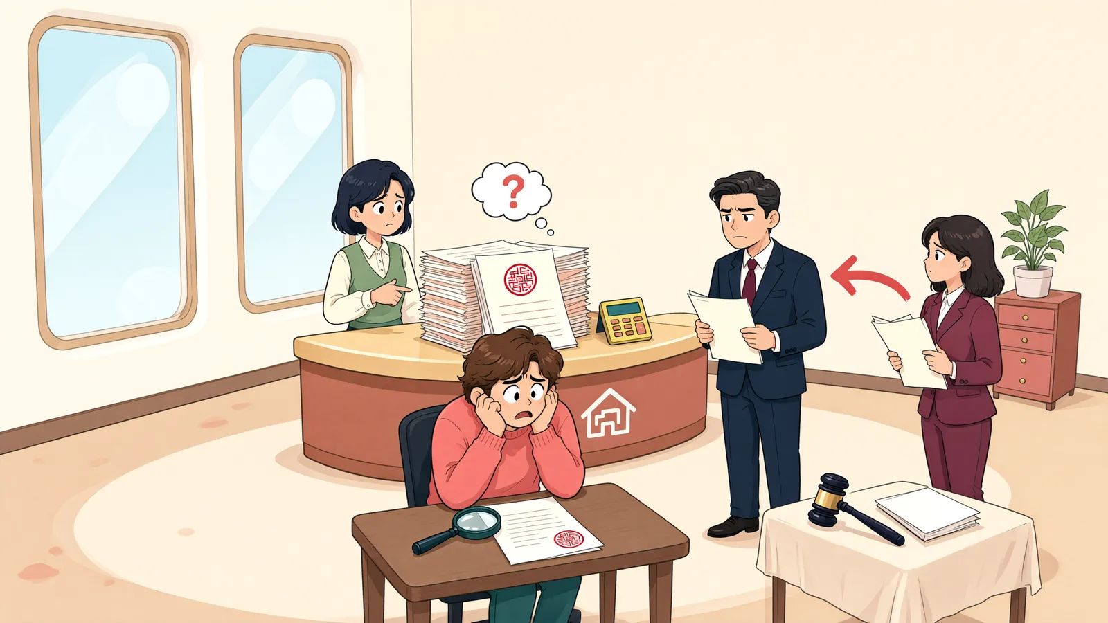 「근저당권 이전 뒤 원인무효가 밝혀졌다면」 상황을 그린 삽화