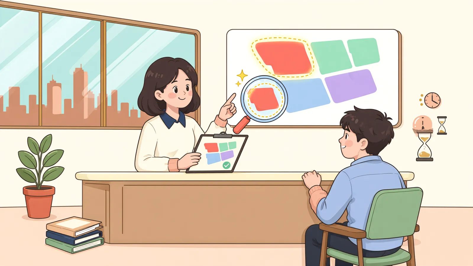「담장 안쪽 7㎡, 20년 점유로 내 땅이 될까?」 상황을 그린 삽화