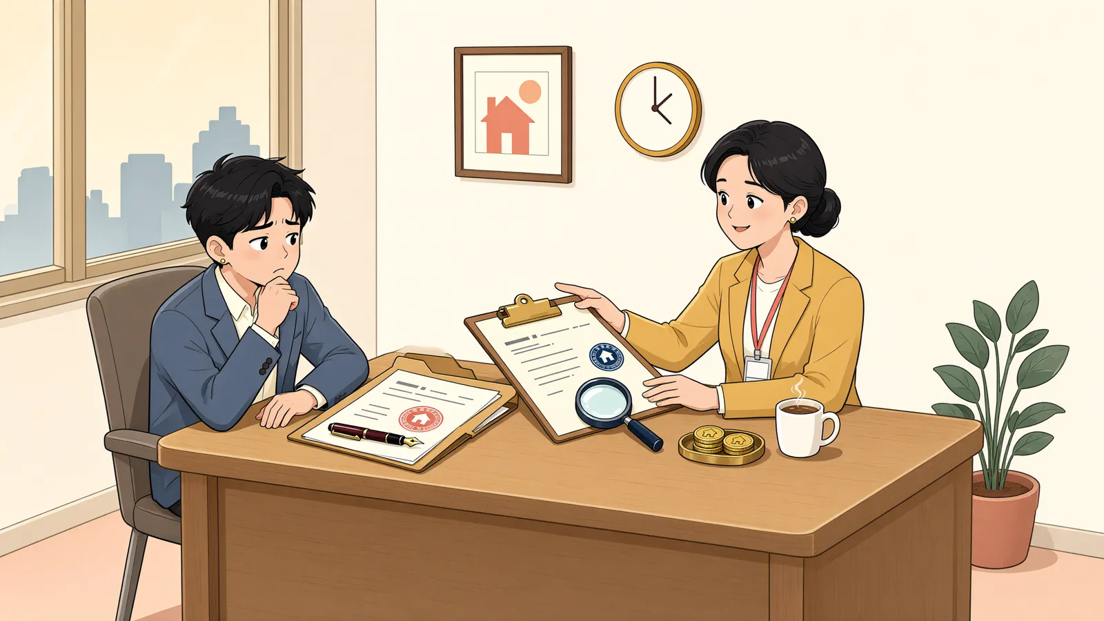「명의만 빌려준 사업자, 대신 낸 세금의 환급은 누가 청구할까」 상황을 그린 삽화