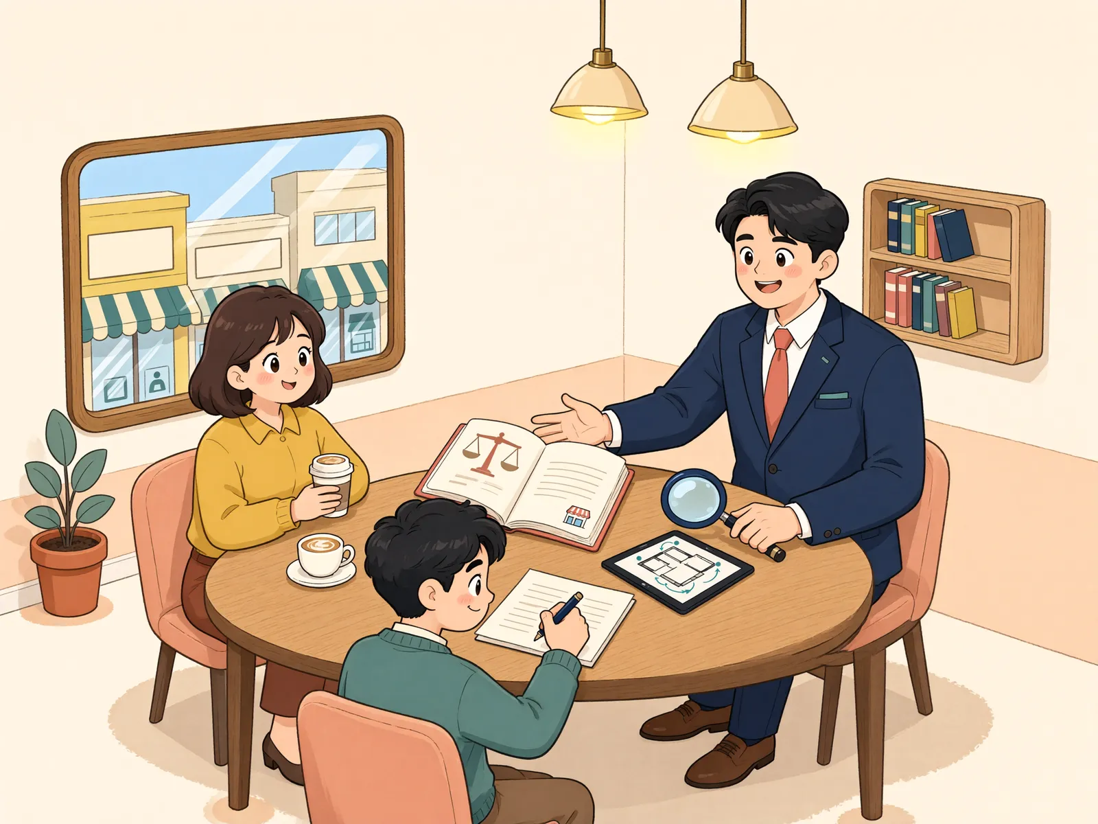 「환산보증금은 기준 안인데, 선순위 근저당보다 먼저 받을 수 있을까?」 상황을 그린 삽화