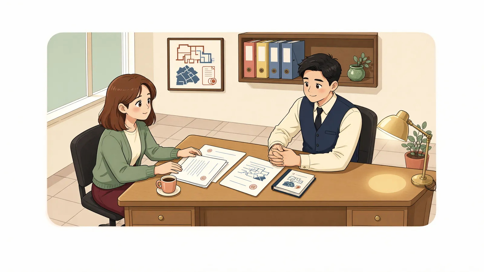 「가압류가 풀렸어도 담보금은 바로 돌려받을 수 있을까」 상황을 그린 삽화
