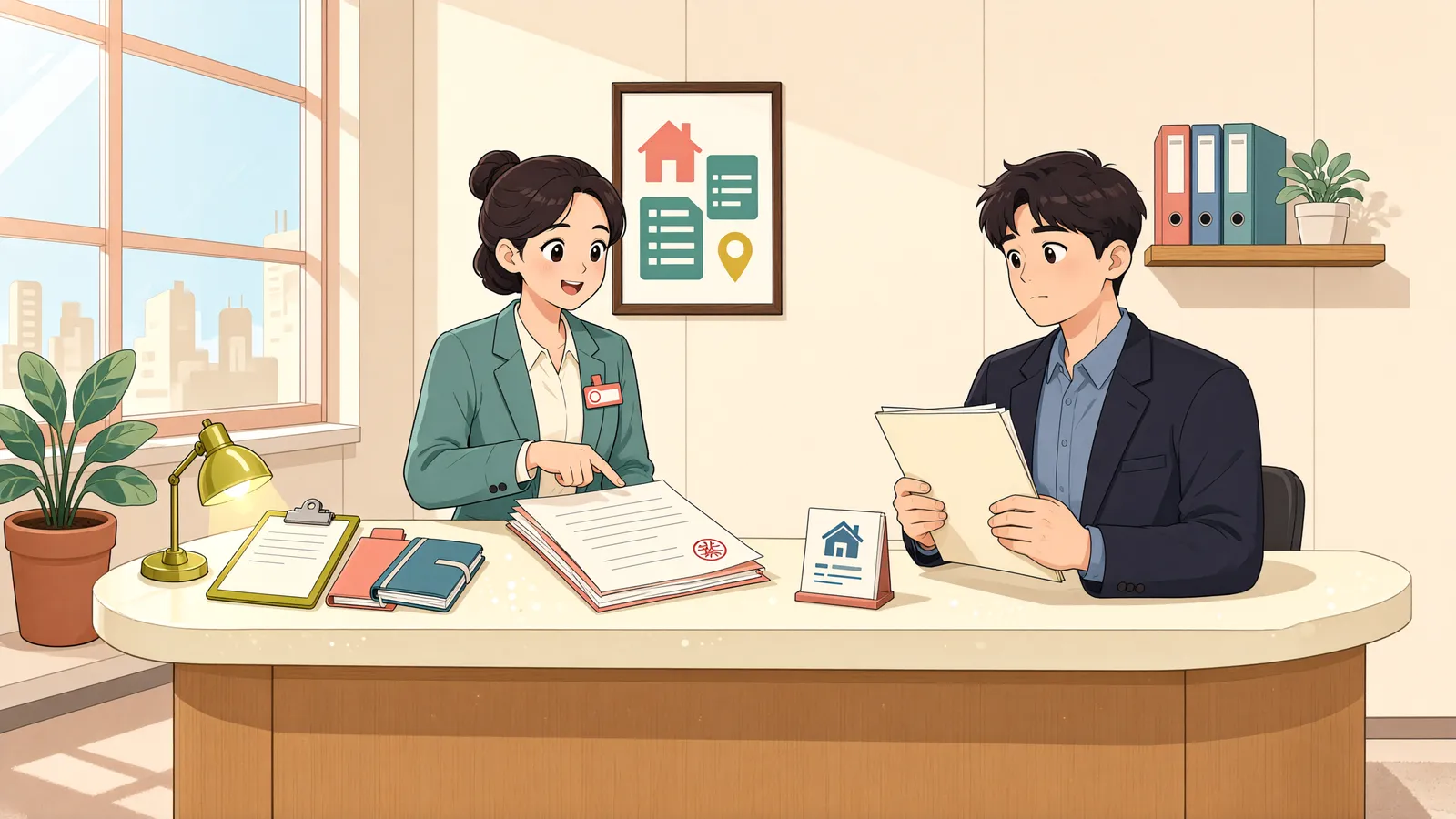 「재산명시명령, 등본으로 받았다고 무효일까요?」 상황을 그린 삽화