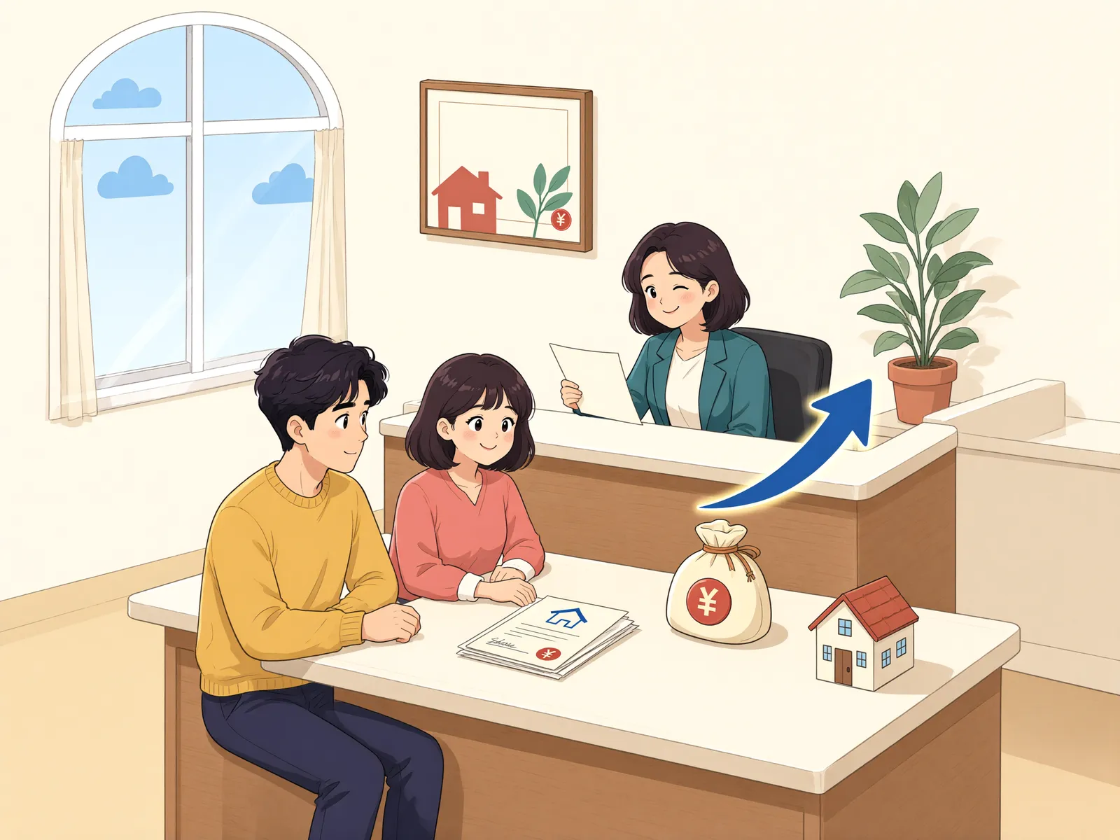 「근저당 뒤 올린 보증금, 경락인에게도 통할까」 상황을 그린 삽화