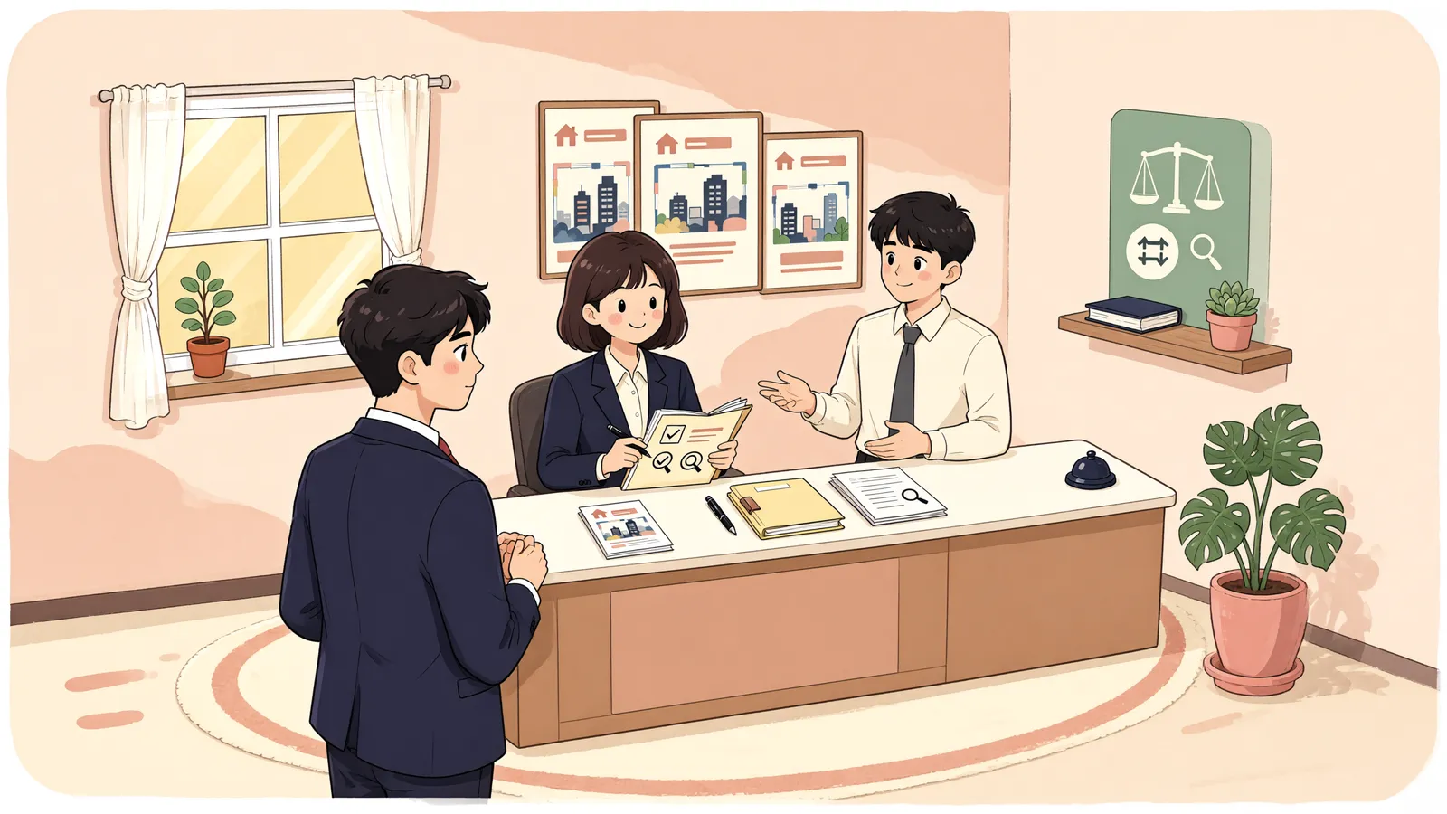 「채무자 대신 재심을 청구할 수 있을까」 상황을 그린 삽화