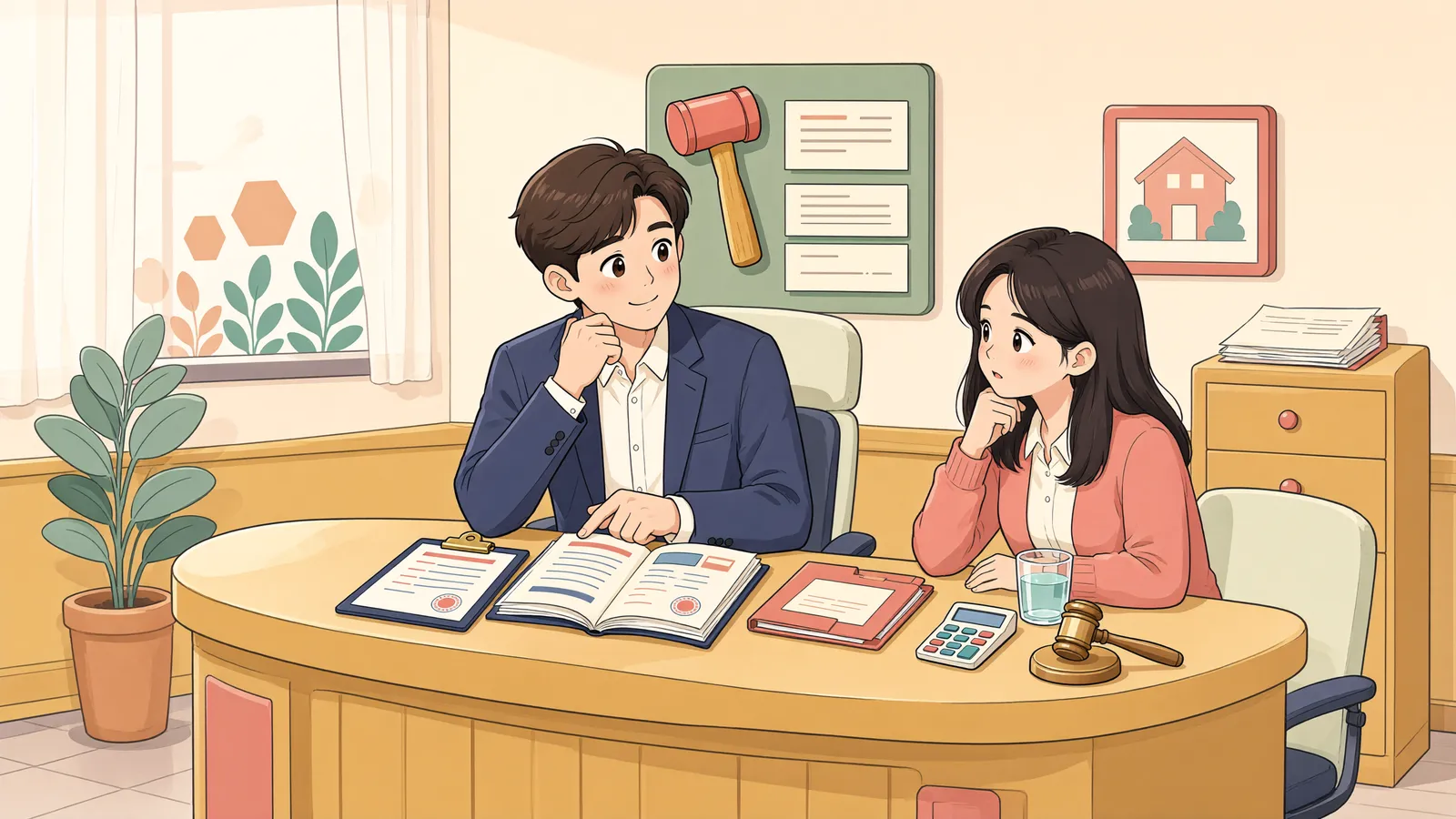 「임차권등기를 마친 뒤 경매가 시작됐다면, 배당요구는 따로 해야 할까?」 상황을 그린 삽화