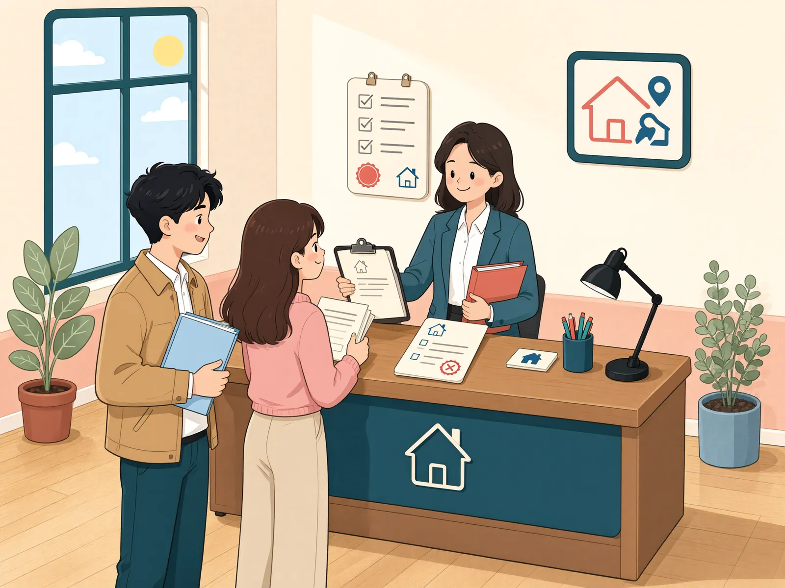 「등기 없는 상가, 임차권등기명령은 가능할까?」 상황을 그린 삽화
