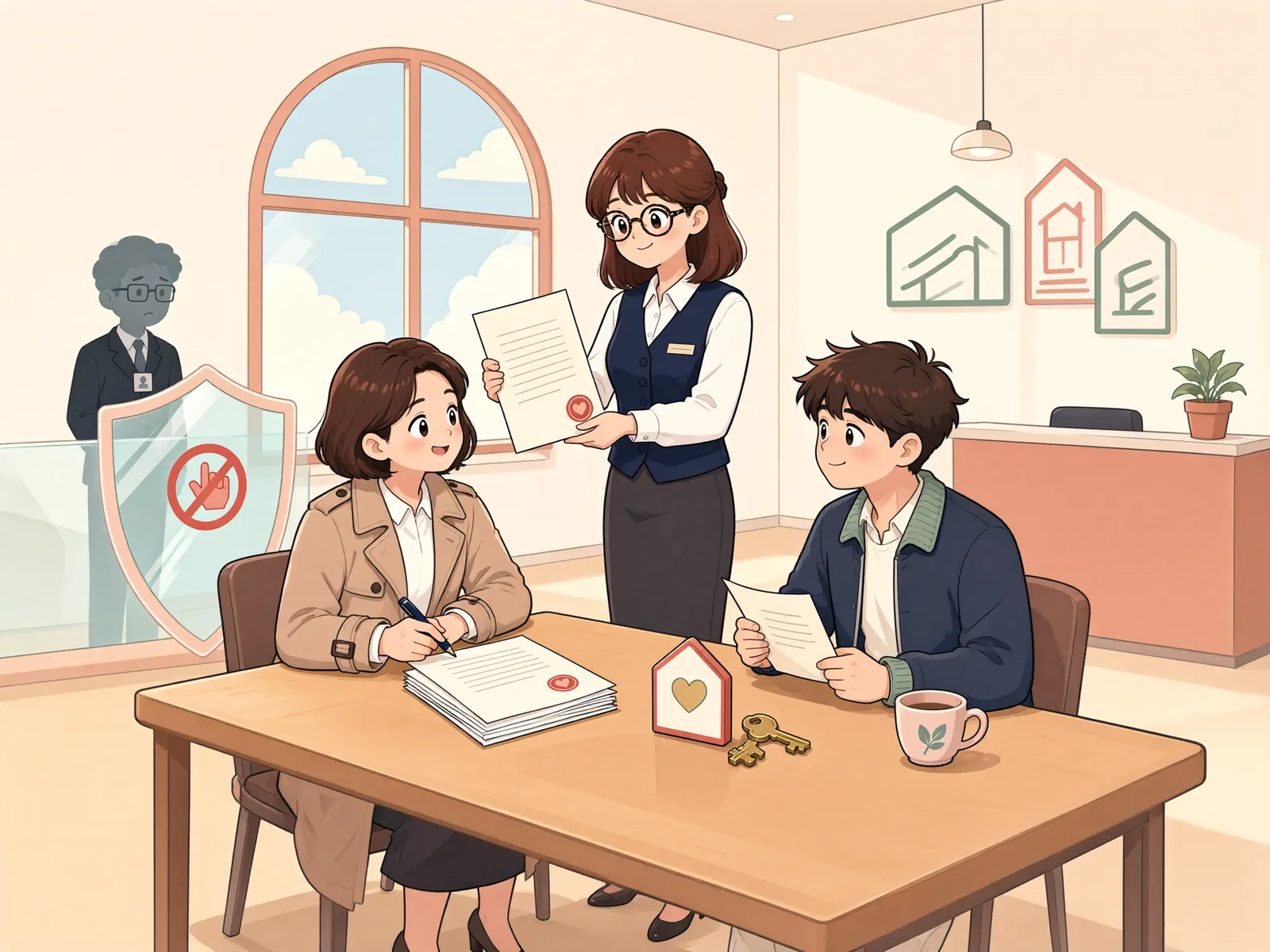 「작은 보증금이라고 늘 최우선변제되는 것은 아닙니다」 상황을 그린 삽화