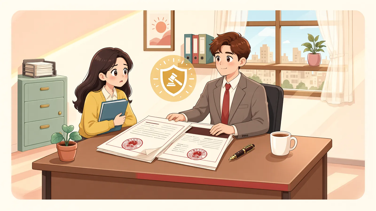 「허위 임대차로 마친 임차권등기, 말소 전까지는 어떻게 볼까」 상황을 그린 삽화