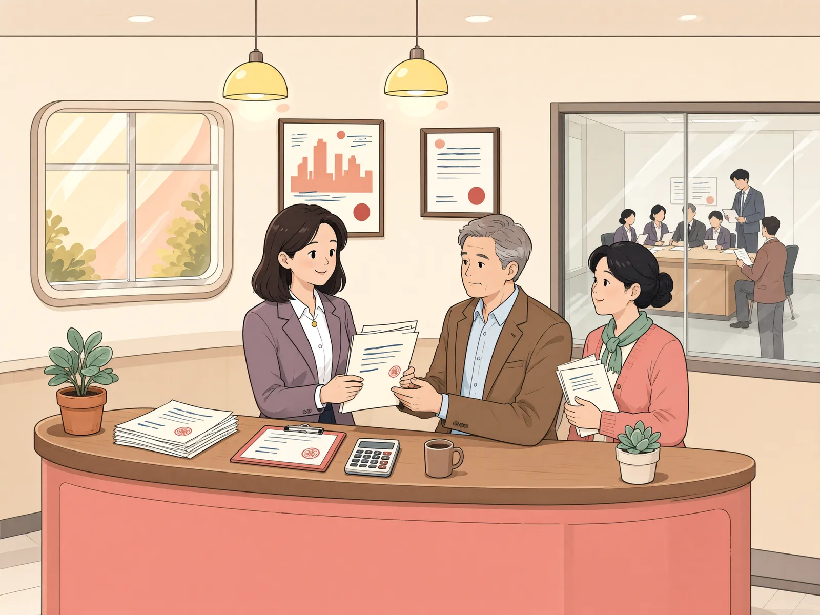 「소비자 조정이 깨졌다면, 판결 없이도 강제집행할 수 있을까?」 상황을 그린 삽화