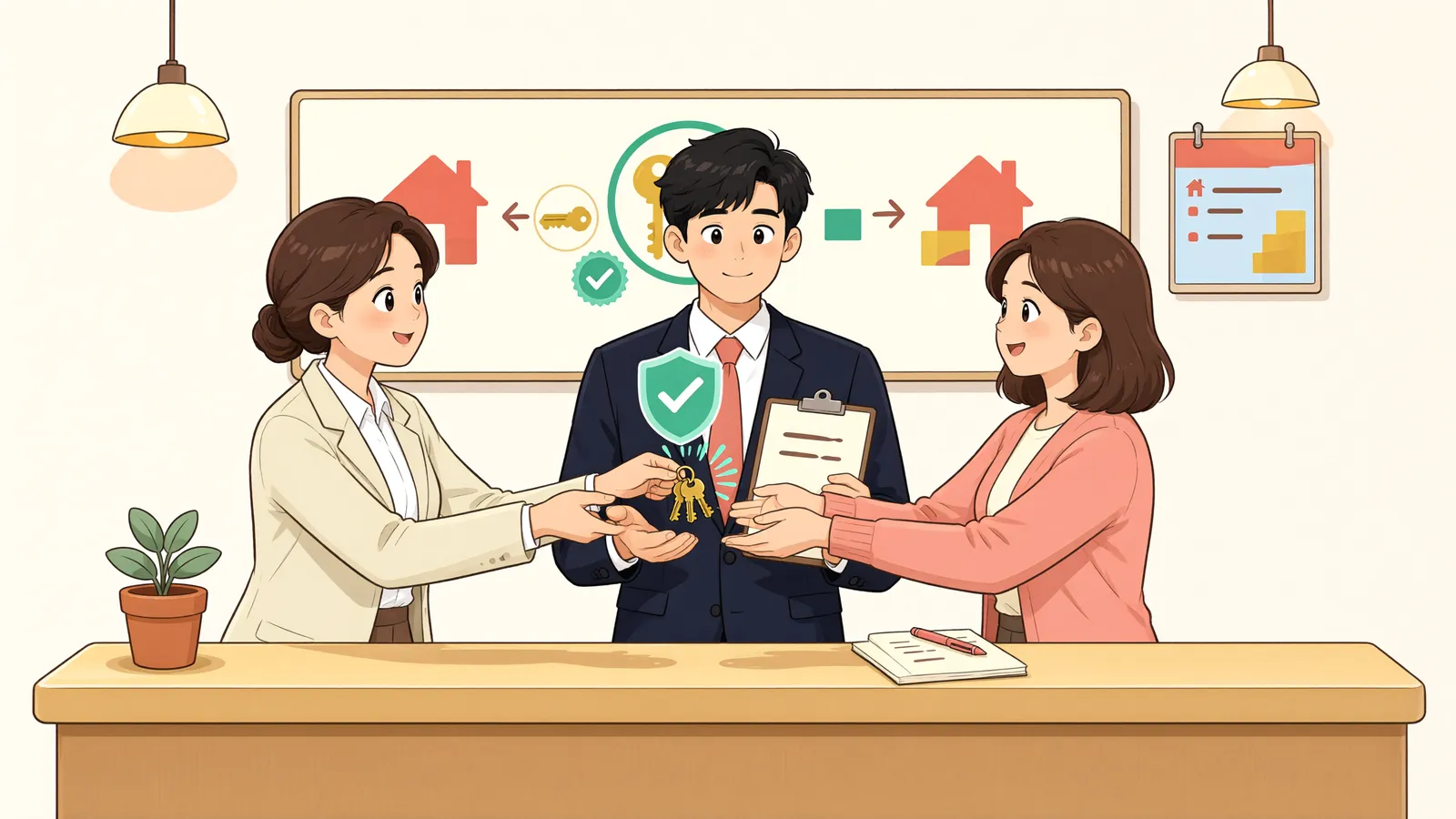 「맡겨 둔 빈티지 카메라, 산 사람에게 돌려달라고 할 수 있을까」 상황을 그린 삽화