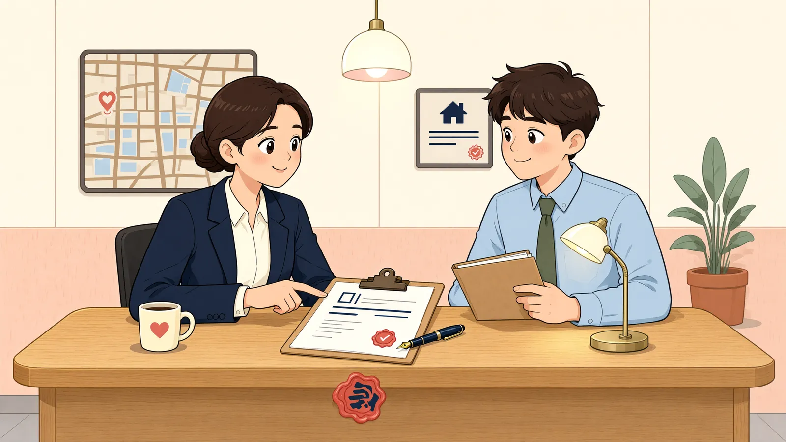 「가등기는 2년 전, 본등기는 지금… 사해행위 판단은 언제 할까?」 상황을 그린 삽화
