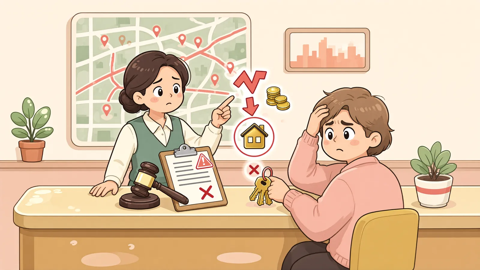 「파산 신청, 가족관계증명서에 기록이 남을까」 상황을 그린 삽화
