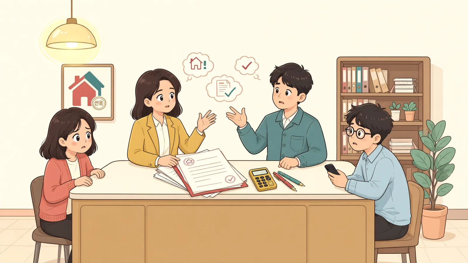 「주민등록이 직권말소됐다가 회복됐다면, 임차인의 대항력은?」 상황을 그린 삽화