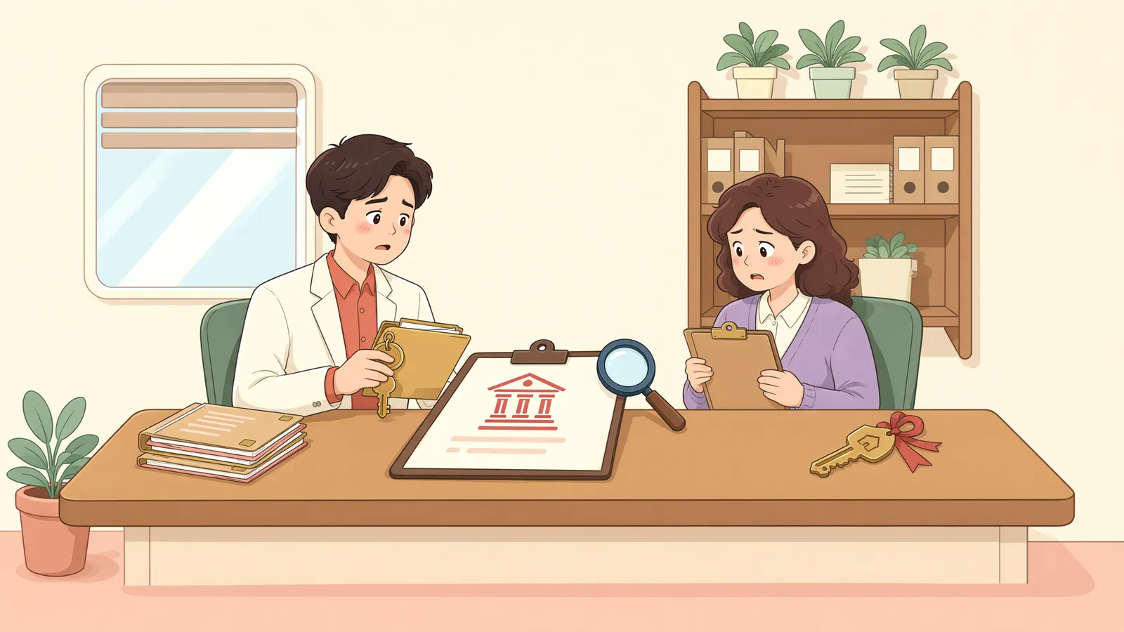 「배당요구 종기 뒤 들어온 가압류, 취소를 구할 수 있을까」 상황을 그린 삽화