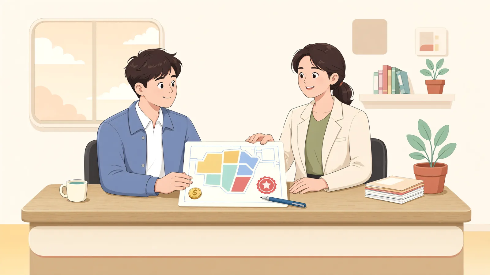 「보상금 분배 결의 뒤 일부 종원만 제외됐다면」 상황을 그린 삽화