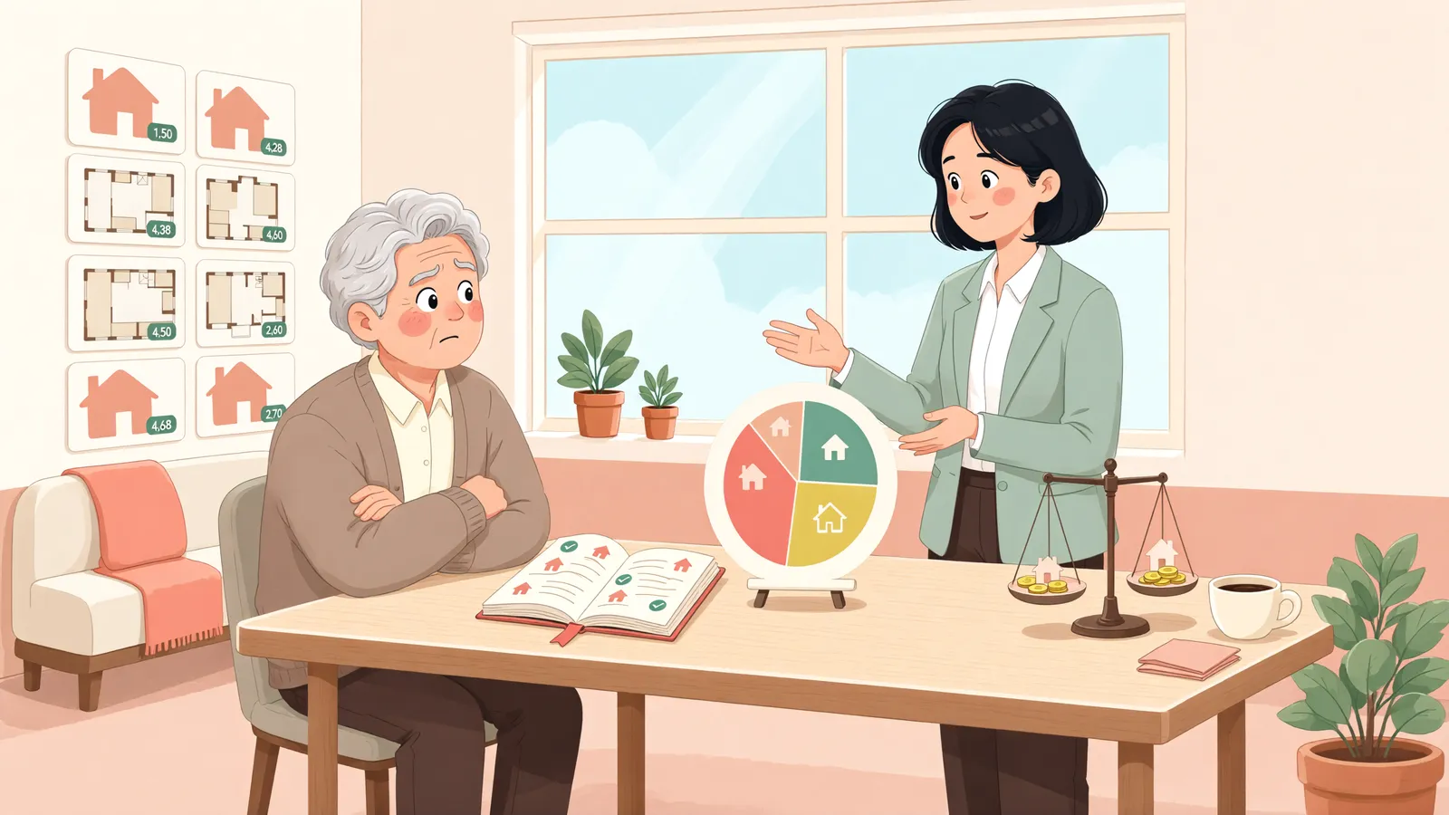 「대습상속이 시작되기 전 손녀에게 준 땅, 유류분 계산에 들어갈까」 상황을 그린 삽화