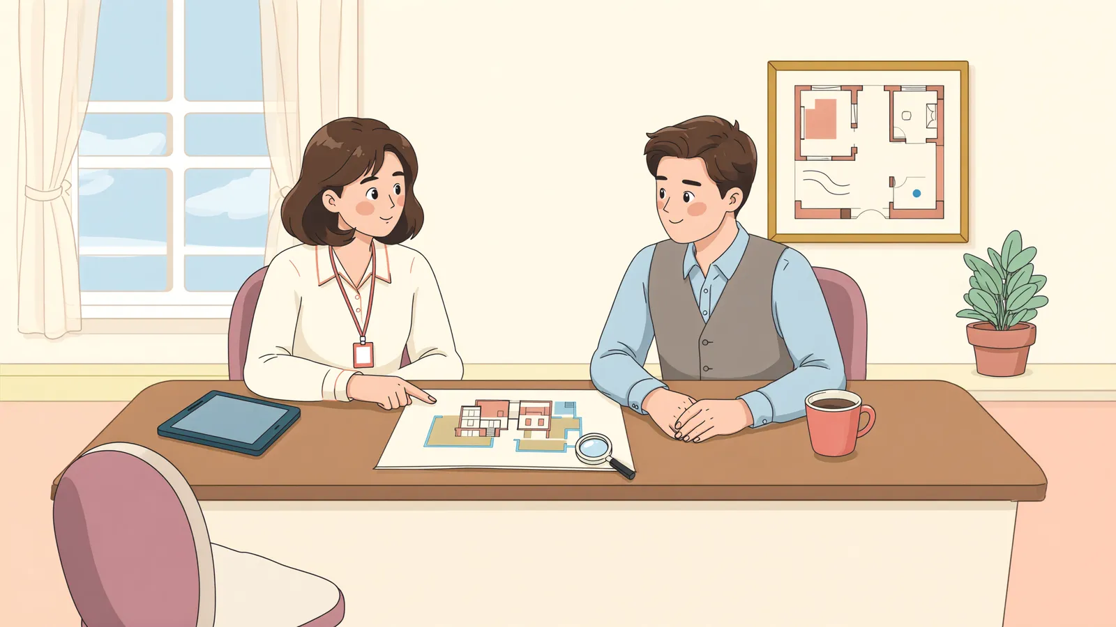 「전유부분만 가압류했는데, 나중에 등기된 대지권도 묶일까?」 상황을 그린 삽화