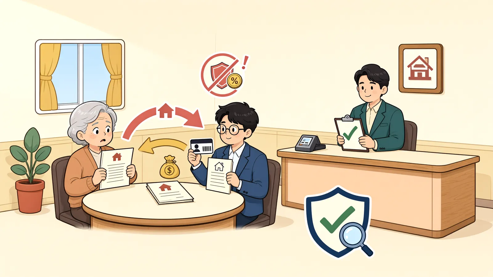 「법인 대표자 이름을 빌려 사업자등록하면 조세범 처벌 대상일까」 상황을 그린 삽화