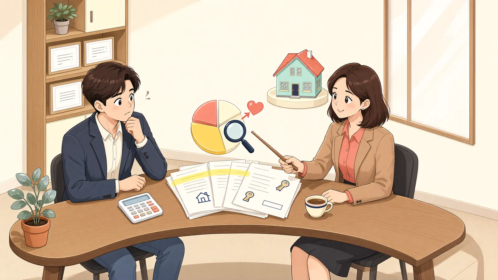 「근저당 채권최고액을 넘은 채권, 남은 경매대금도 받을 수 있을까」 상황을 그린 삽화
