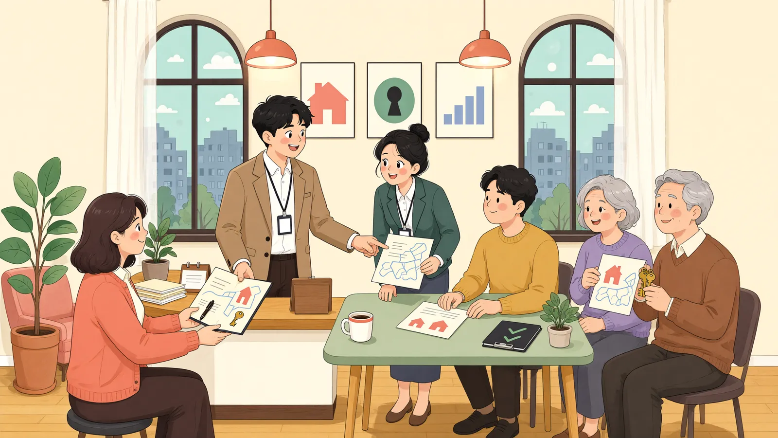 「자격증이 없어도 피할 수 없는 소유자 확인 의무」 상황을 그린 삽화