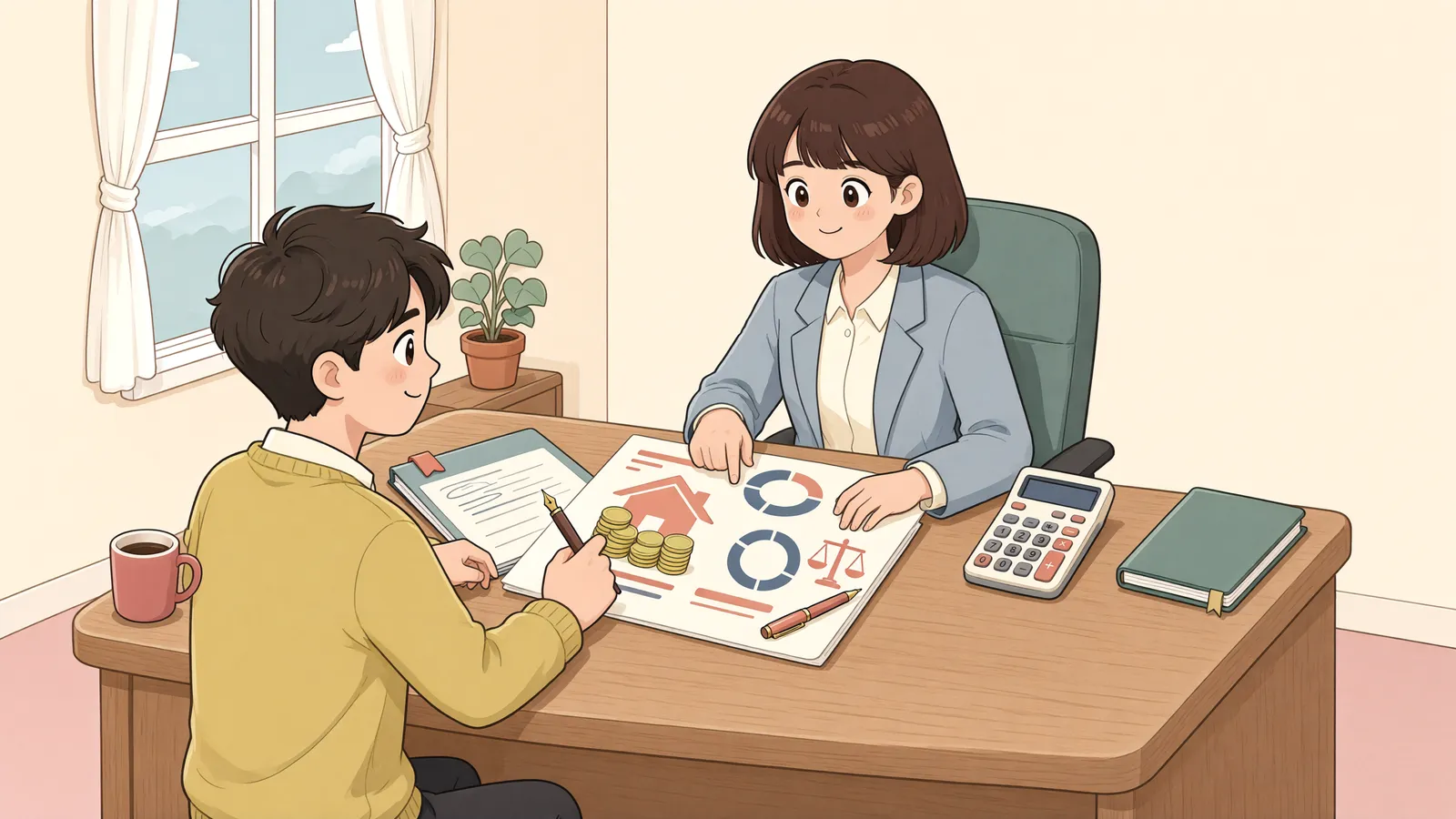 「근저당 채권최고액을 넘었다면, 초과분도 자동 배당될까?」 상황을 그린 삽화